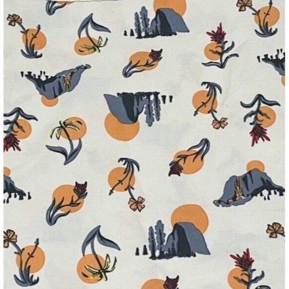 The North Face Men's Short Sleeve Baytrail Shirt SIZE M Desert Flower Mountains - Picture 4 of 9